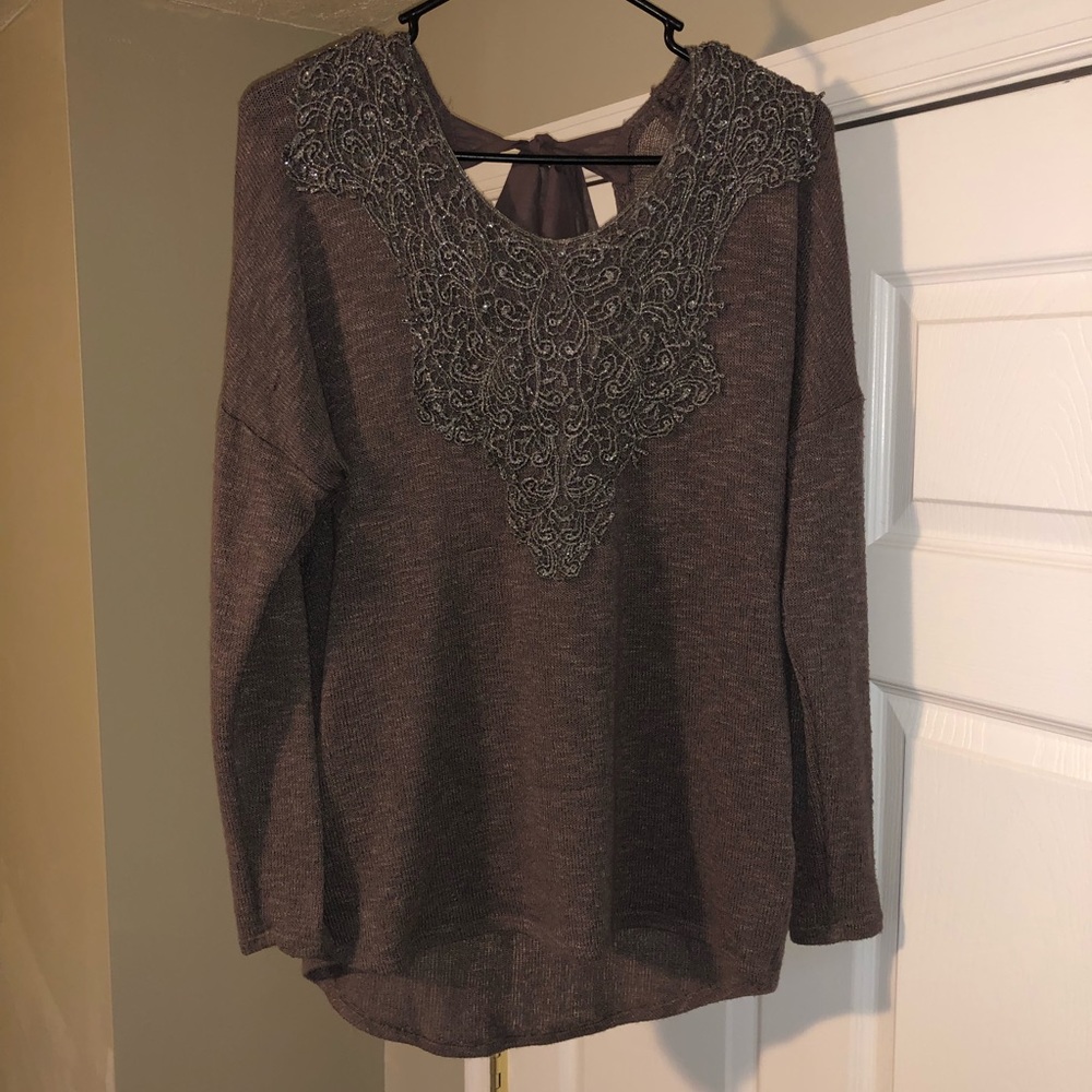 Purple sweater